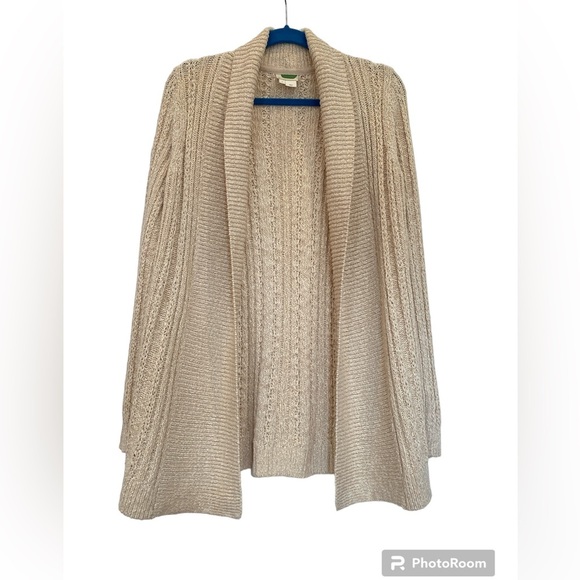 Anthropologie Sweaters - Anthropologie long knitted cardigan size S